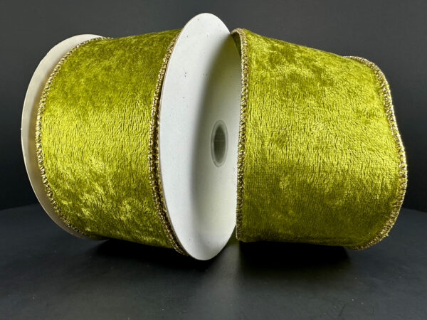 2.5" x 10yds Moss Lush Velvet