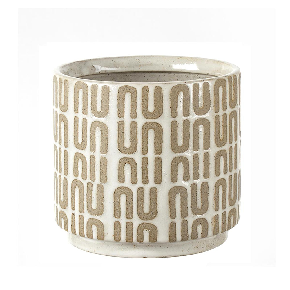 6.5" Arches Ceramic Planter