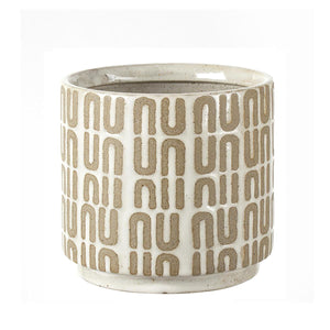 6.5" Arches Ceramic Planter