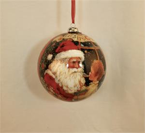120mm Ball - Santa w/Child