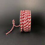 4MM x 10Y Red/White Cording