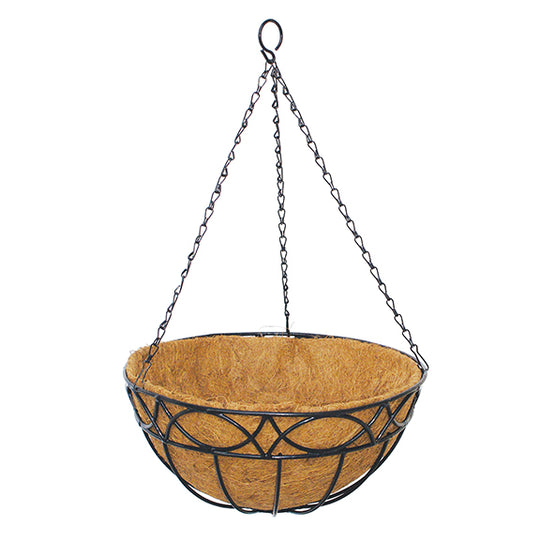 14" Hampton Hang Basket w Meta