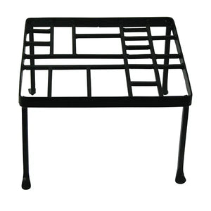 12" Mondrian Square Plant Riser (Black)