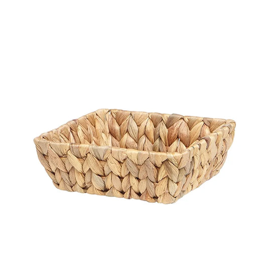 Palma Woven Square Tray Natural ( 9 X 9 X 3 )