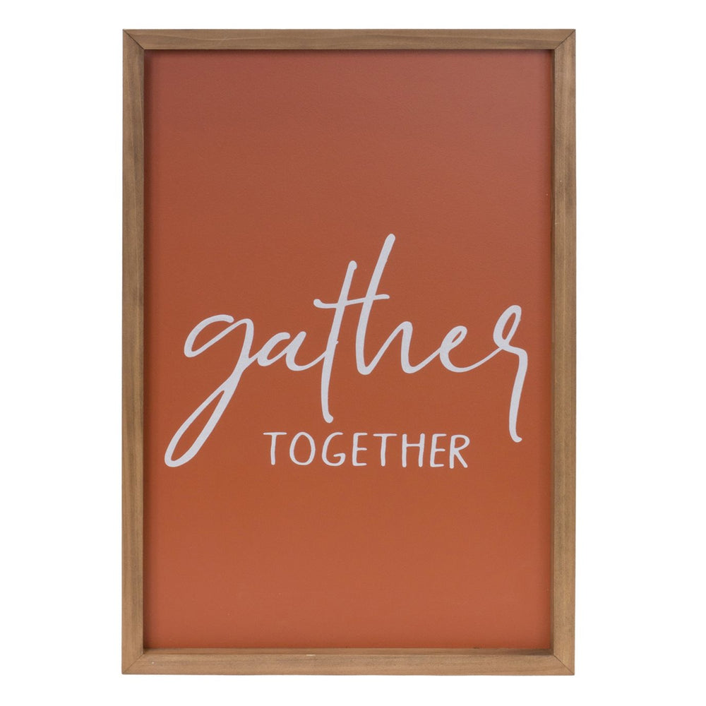 Gather and Thankful Sign (2 Versions)