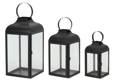 Iron/Glass Lantern ( Multiple Sizes)