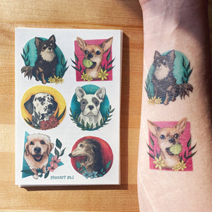Dogs - Temporary Tattoos