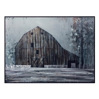 Framed Barn Print 31.5"L x 23.75"H