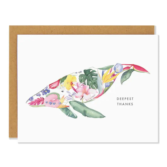 Sarah Voyer Paper Greeting Card:  Deepest Thanks