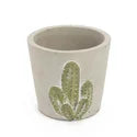 4" Cactus Grey/Green Planter Pot