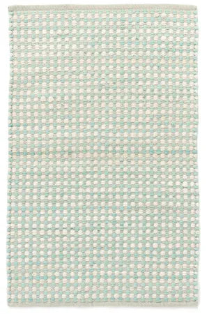 2 x 3 Cotton Women Ragedy Turquoise Rug