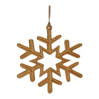 5" Aluminum Snowflake Ornament
