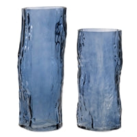 Blue Glass Vase ( Multiple Sizes)