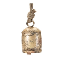 4.5"H Iron/Jute Bell Ornament
