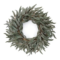 25"D Foliage Leaf Wreath Polyester/Twig