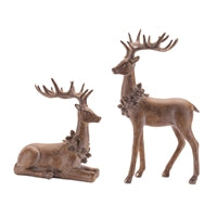 Brown Resin Deer ( Asst Sizes )