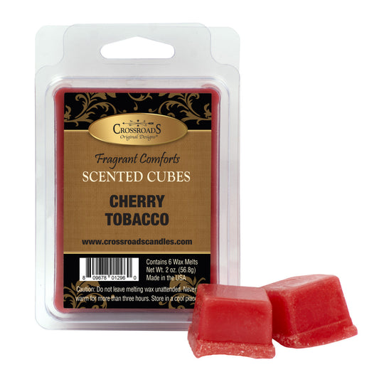 Crossroads Candles Spring / Summer: Cherry Tobacco - Scented Cubes