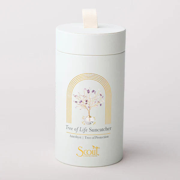 Scout: Suncatcher Tree of Life -  Amethyst/Protection/Gold