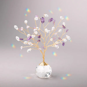 Scout: Suncatcher Tree of Life -  Amethyst/Protection/Gold