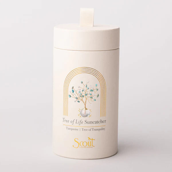 Scout: Suncatcher Tree of Life -  Turquoise/Tranquility/Gold