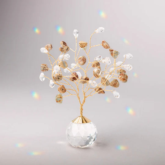 Scout: Suncatcher Tree of Life -  Aqua/Terra/Peace/Gold