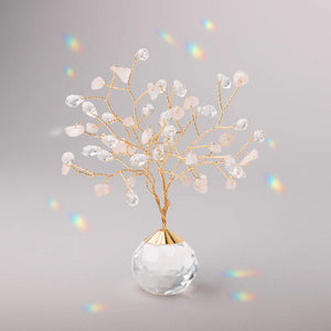 Scout: Suncatcher Tree of Life - Rose Quartz/Love/Gold