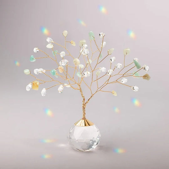 Scout: Suncatcher Tree of Life -  Amazonite/Courage/Gold
