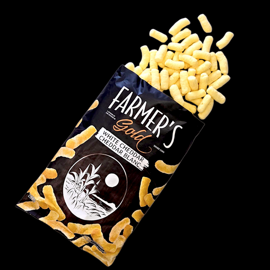 Farmer’s Gold White Cheddar Corn Snacks