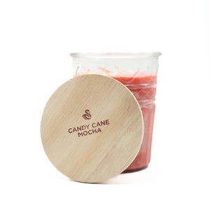 Swan Creek Candle Winter: Timeless Jar 12 oz Candy Cane Mocha