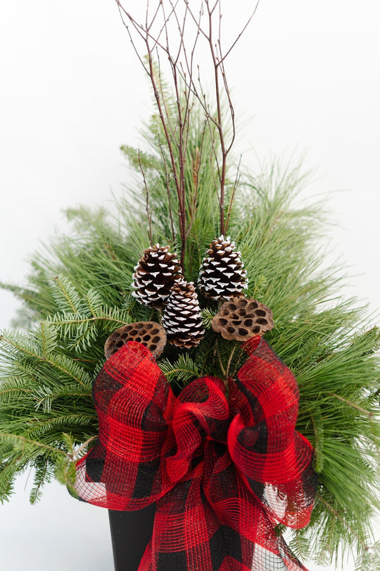 10" Square Winter Planter - Canadian Mental Health Association