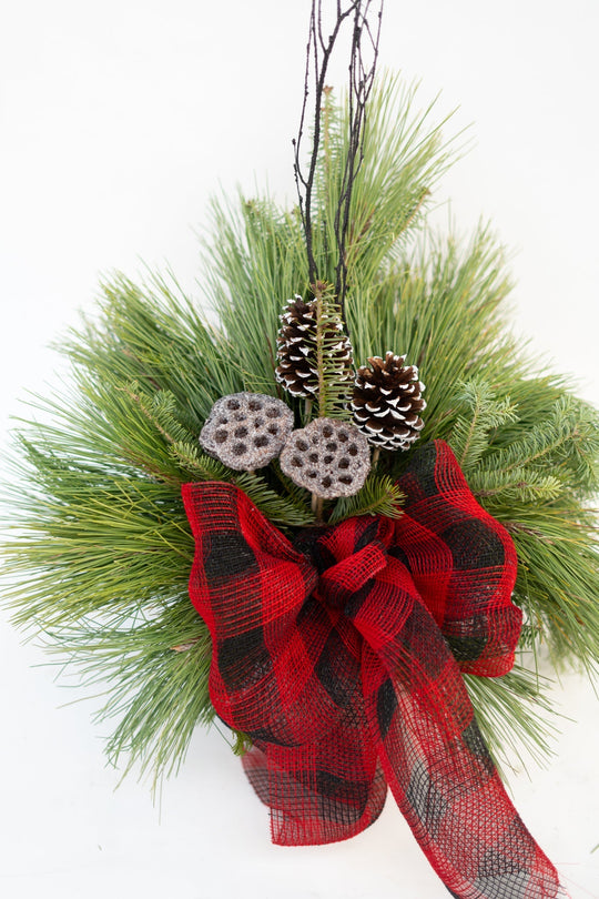 10" Round Winter Planter - Epilepsy Southwestern Ontario (ESWO)