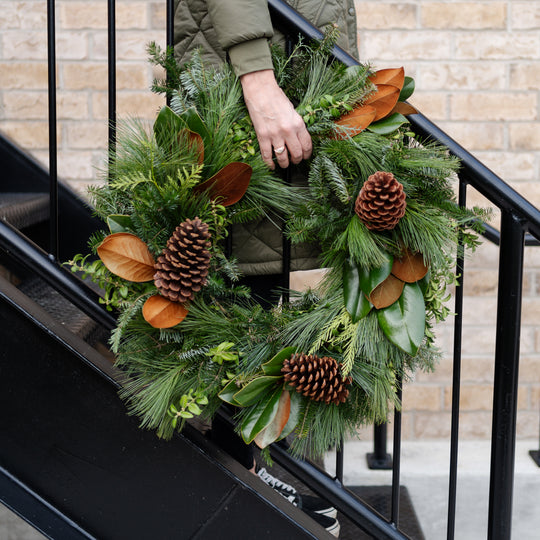 Magnolia & Pine: Wreath Workshop (Sat., Nov 21 @ 11 AM)