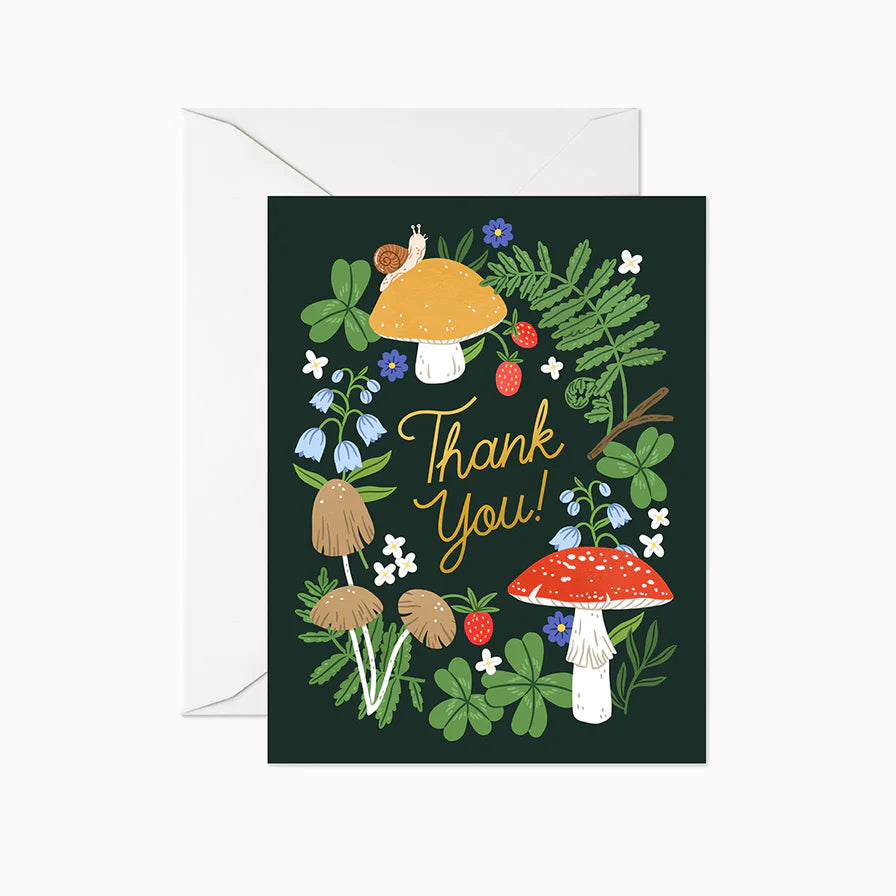 Thank You Mushrooms Card