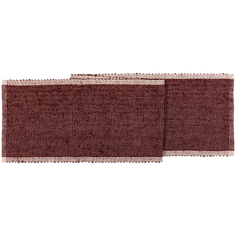 13 x 72 Lattice Table Runner -Garnet