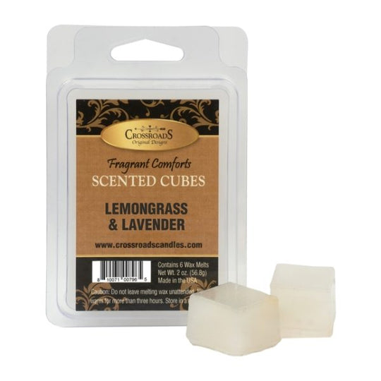 Crossroads Candles Spring / Summer Scented Cubes : Lemongrass & Lavender
