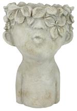 Cement Floral Head Vase (Multiple Sizes)