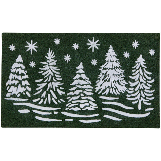 18 x 30 Winter Frost Christmas Doormat