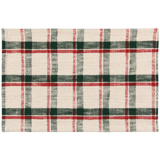 W12 x L18 Noel Plaid Christmas Placemat