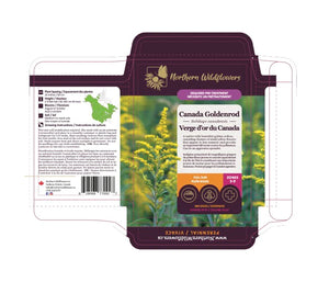 Northern Wildflowers Canada Goldenrod- Seed Pack 300  Count