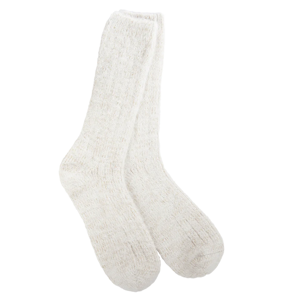 Ragg Feather Crew - Oatmeal Socks