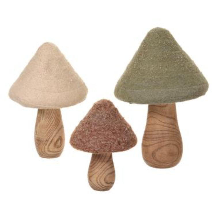 
            
                Load image into Gallery viewer, Fabric Mushroom with Glitter ( Multiple Sizes )
            
        
