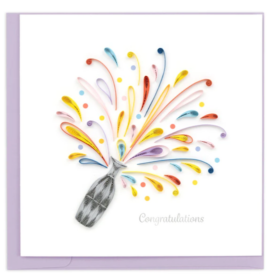 Quilling Card : Celebration Congrats