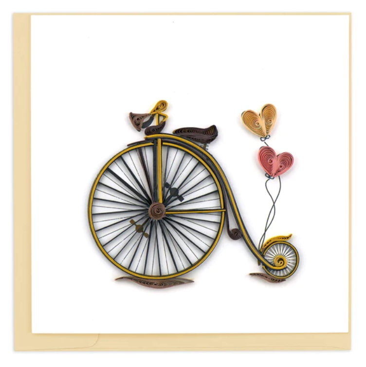 Vintage Bicycle Card