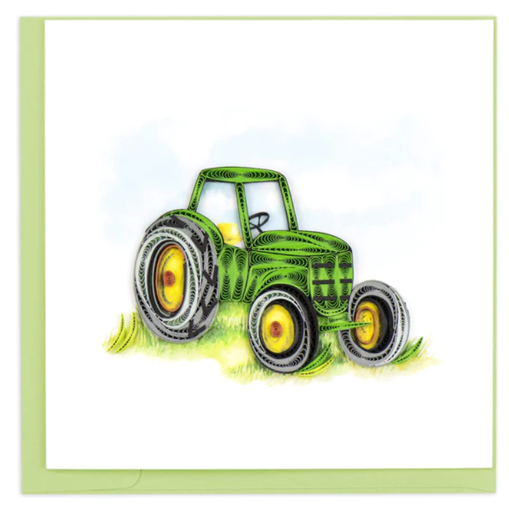 Green Tractor Card