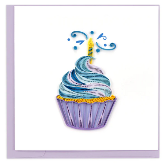 Quilling Card : Cupcake & Candle