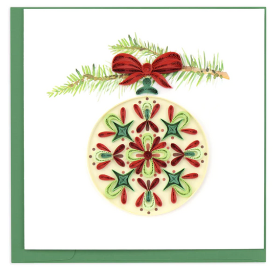 Quilling Card : Traditional Ornament Quilling