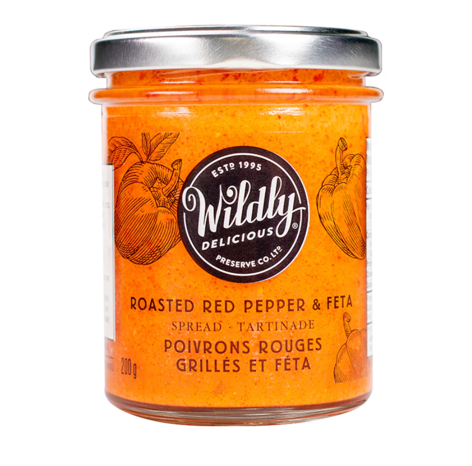 Wildly Delicious: Roasted Red Pepper & Feta Spread