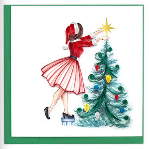 Christmas Lady Card