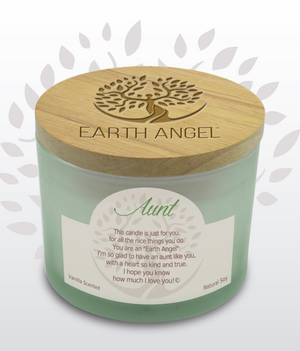 Earth Angel Candle - Aunt (Vanilla)