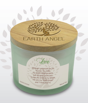 Earth Angel Candle - Love (Vanilla)